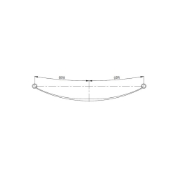 Rear 1st layer Leaf Spring