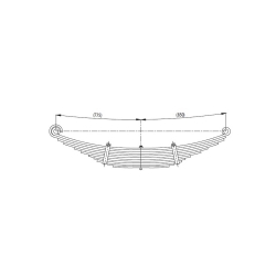 2nd axle complete  Leaf Spring