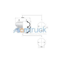 AX 2K-315 SAMTRUCK; FORD CARGO 3230 2 KATLI KÖRÜK