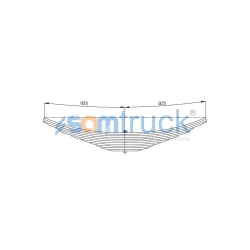 Rear complete Leaf Spring