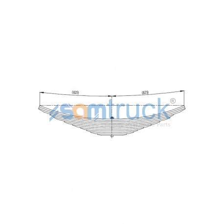 Rear complete Leaf Spring