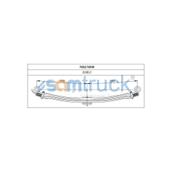 ISUZU MD27 PARABOLIK ARKA KOMPLE MAKAS