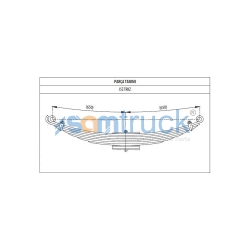 Front complete Leaf Spring