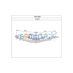 ISUZU NQR 3D BESIKLI ARKA KOMPLE MAKAS