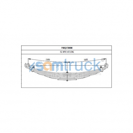 Front complete Leaf Spring