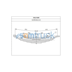 Rear complete Leaf Spring