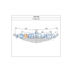 Rear complete Leaf Spring