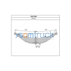 Front complete Leaf Spring