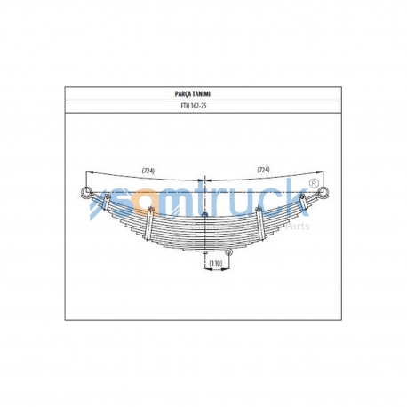 Front complete Leaf Spring