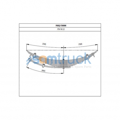 Rear complete Leaf Spring