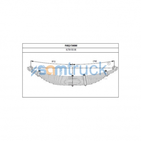 Front complete Leaf Spring