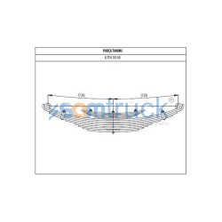 Rear complete Leaf Spring