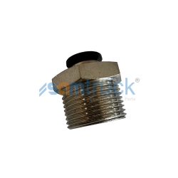 M22x1.5 - 8 MM PNÖMATIK NIPEL - DÜZ - REKOR
