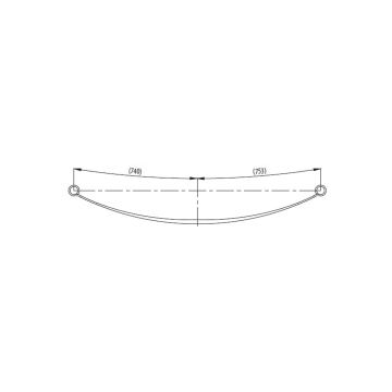 Mercedes Rear complete Leaf Spring