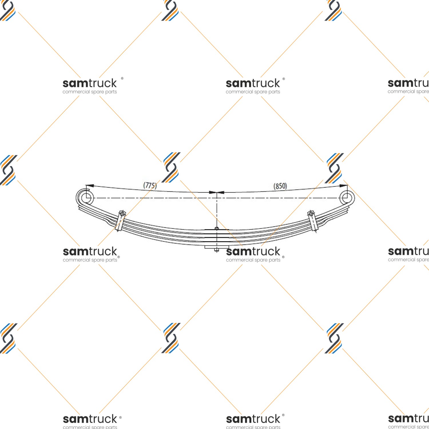 FORD CARGO 3936 / 4136 PARABOLİK 2. DİNGİL KOMPLE MAKAS