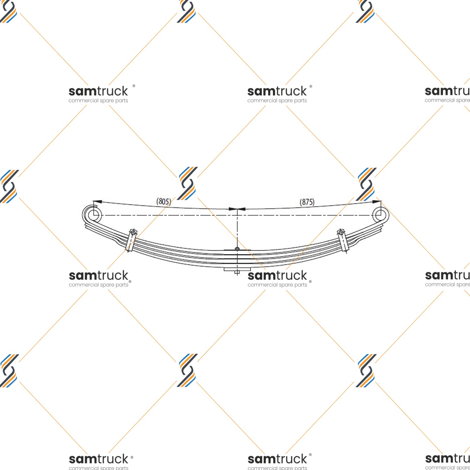 FORD CARGO 3936 / 4136 PARABOLİK 1. DİNGİL KOMPLE MAKAS