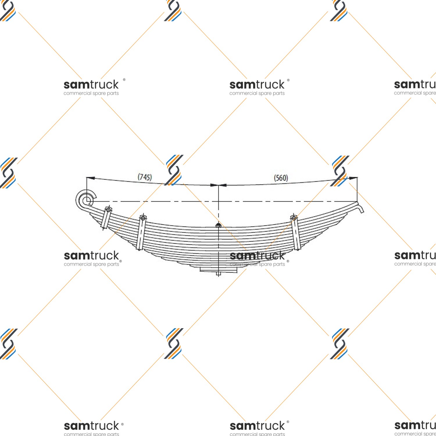 MERCEDES 2517 - 2521 - 2524 ARKA KOMPLE MAKAS