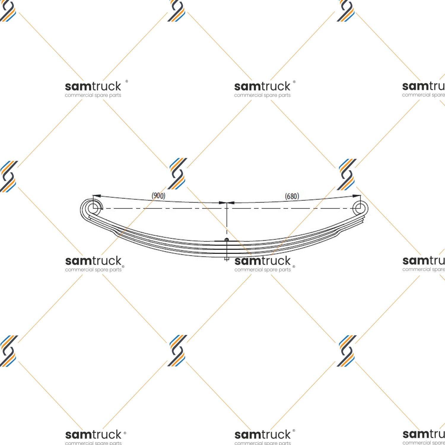 MERCEDES AXOR 4140 E.M. 1. DİNGİL KOMPLE MAKAS - 4 KATLI -