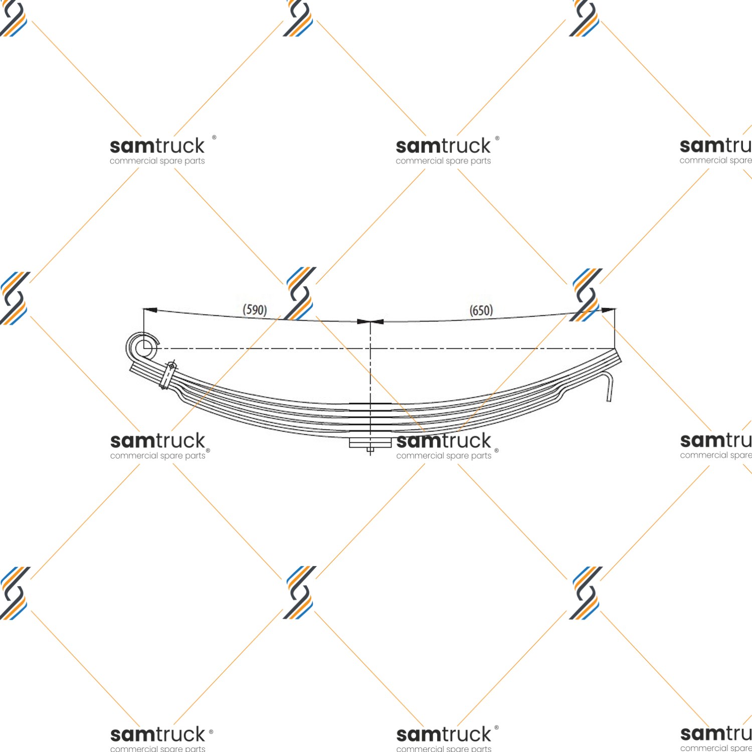 BMC PROFESYONEL 522 PARABOLİK ARKA KOMPLE MAKAS
